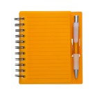 Bloco de Anotação com Capa de Acrílico Wire-o e Caneta