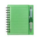 Bloco de Anotação com Capa de Acrílico Wire-o e Caneta