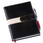 Agenda Diária 2025 com Fecho e Suporte pra Caneta Personalizada