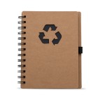 Bloco de Anotação Ecológico com Capa em Papel Kraft