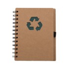 Bloco de Anotação Ecológico com Capa em Papel Kraft