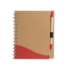 Caderno Ecológico com Caneta com Logotipo