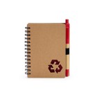 Caderno Ecológico com Caneta Personalizado