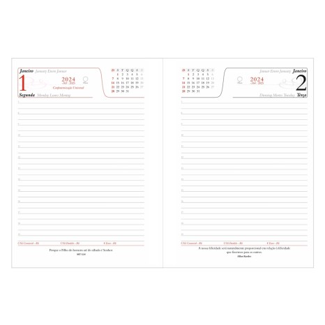 Agenda diária 2025 Personalizada 