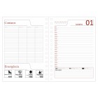 Agenda Permanente Wire-o MDF Sublimática Personalizada Personalizada Para Brinde