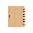 Bloco de Anotação Bambu Com Caneta Personalizado