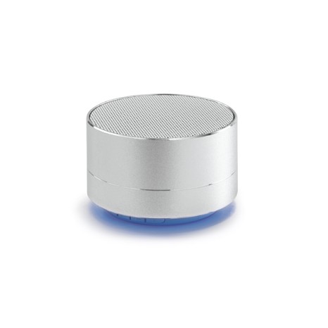 Caixa de Som Alumínio com Bluetooth e Microfone Personalizada