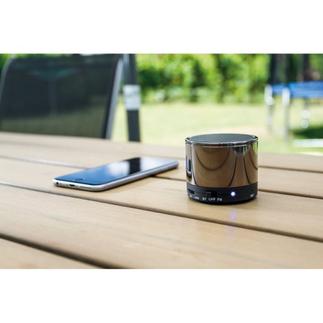 Caixa de Som com Microfone para Brinde