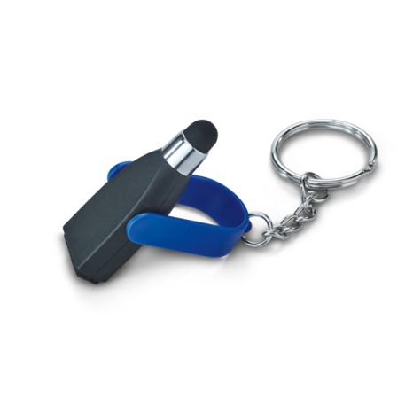 Chaveiro Com Ponteira Touch e Limpador de Tela