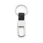 Chaveiro Metal e Couro Personalizado Com Mosquetão