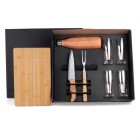 Conj. Para Churrasco C/ Copos E Garrafa - 8 Peças Personalizado