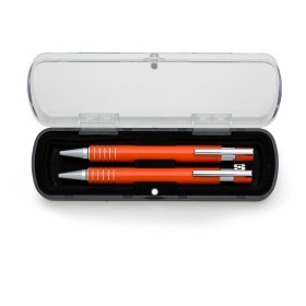 Conjunto de Caneta e Lapiseira Colorida Personalizado