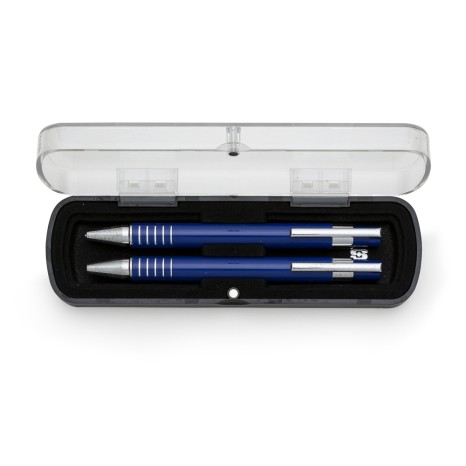 Conjunto de Caneta e Lapiseira Colorida Personalizado