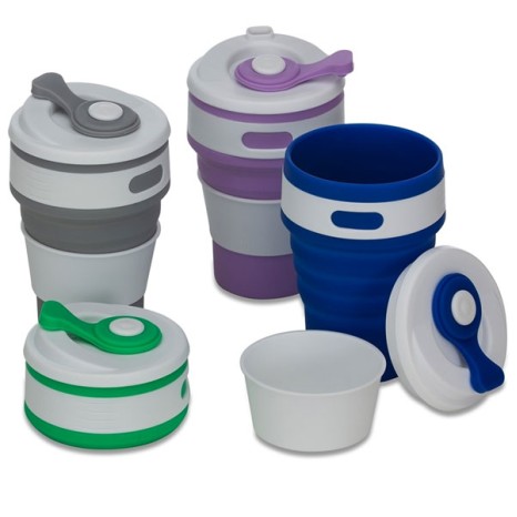 Copo Retrátil de Silicone Personalizado