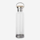 Garrafa Plástica Com Tampa e Base de Inox Personalizada Para Brinde