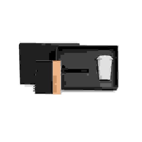 Kit Caderno, Caneta e Copo Personalizado