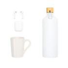 Kit Garrafa, Caneca E Fone Bluetooth - 3 Pçs Personalizado 