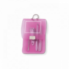 Kit Manicure 4 Peças em Bolsa de PVC Personalizado