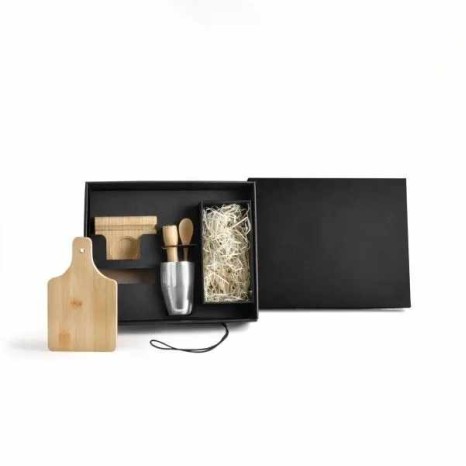Kit Para Caipirinha Em Bambu 6 Peças Personalizado