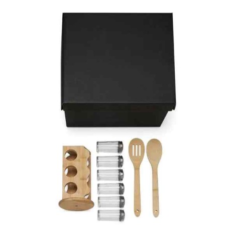 Kit Porta Condimentos e Colheres Personalizado