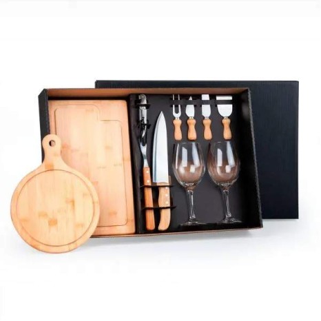 Kit Queijo/ Churrasco e Vinho Personalizado