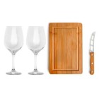 Kit Queijo E Vinho - 4 Pçs Personalizado
