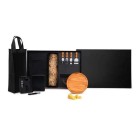 Kit Queijo E Vinho Com Espaço Para Garrafa - 11 Pçs Personalizado