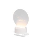 Luminária LED de Mesa Personalizada com Logotipo