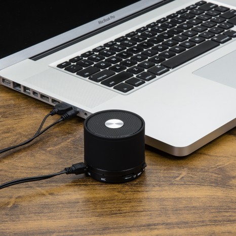 Mini Caixa de Som Bluetooth Com Rádio Personalizada