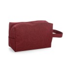 Necessaire de nylon colorido com alça lateral